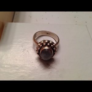 Vintage opal like gemstone ring